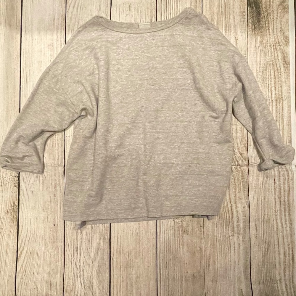Ava & Viv grey sweatshirt with metallic stripe